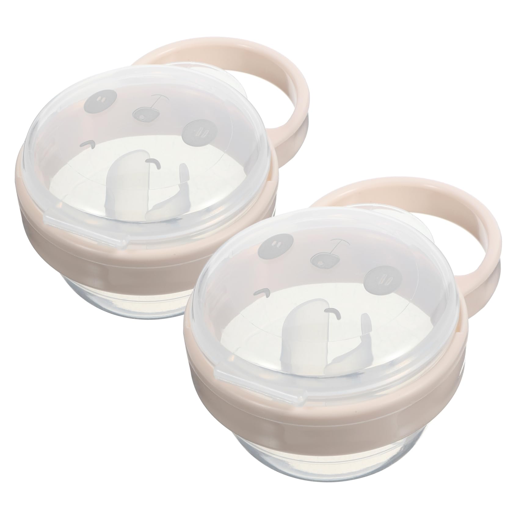 BESPORTBLE 2Pcs Pacifier Holder Case Portable Travel Storage for Pacifiers Cute Design with Easy Hanging for Safe and Reliable Pacifier