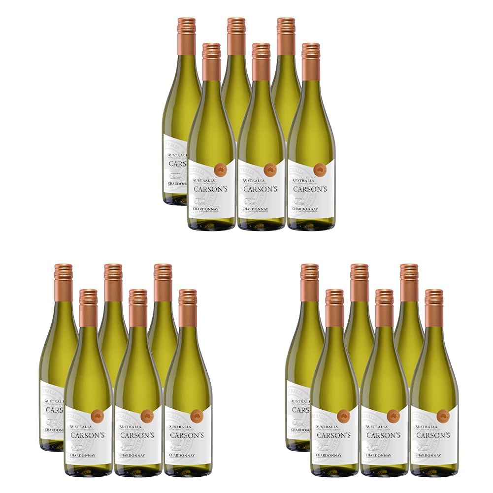 Carson's Chardonnay Qualitätswein Australien (6 x 0.75 l) (Packung mit 3)