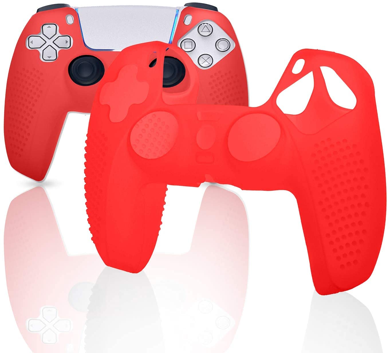Porro Fino PS5 Controller Grip Cover, Porro Fino Anti-Slip Silicone Skin Protective Cover Case for Playstation 5 DualSense Wireless Controller Red (B08TTZ2D5N) Amazon Price History, Amazon Price Tracker
