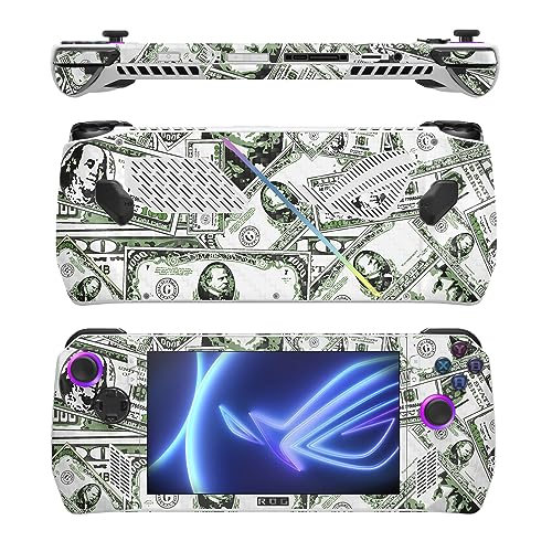 Image of MightySkins Carbon Fiber Skin Compatible with Asus ROG Ally - Phat Cash | Protective, Durable Textured Carbon Fiber Finish | Easy to Apply, Remove, and Change Style