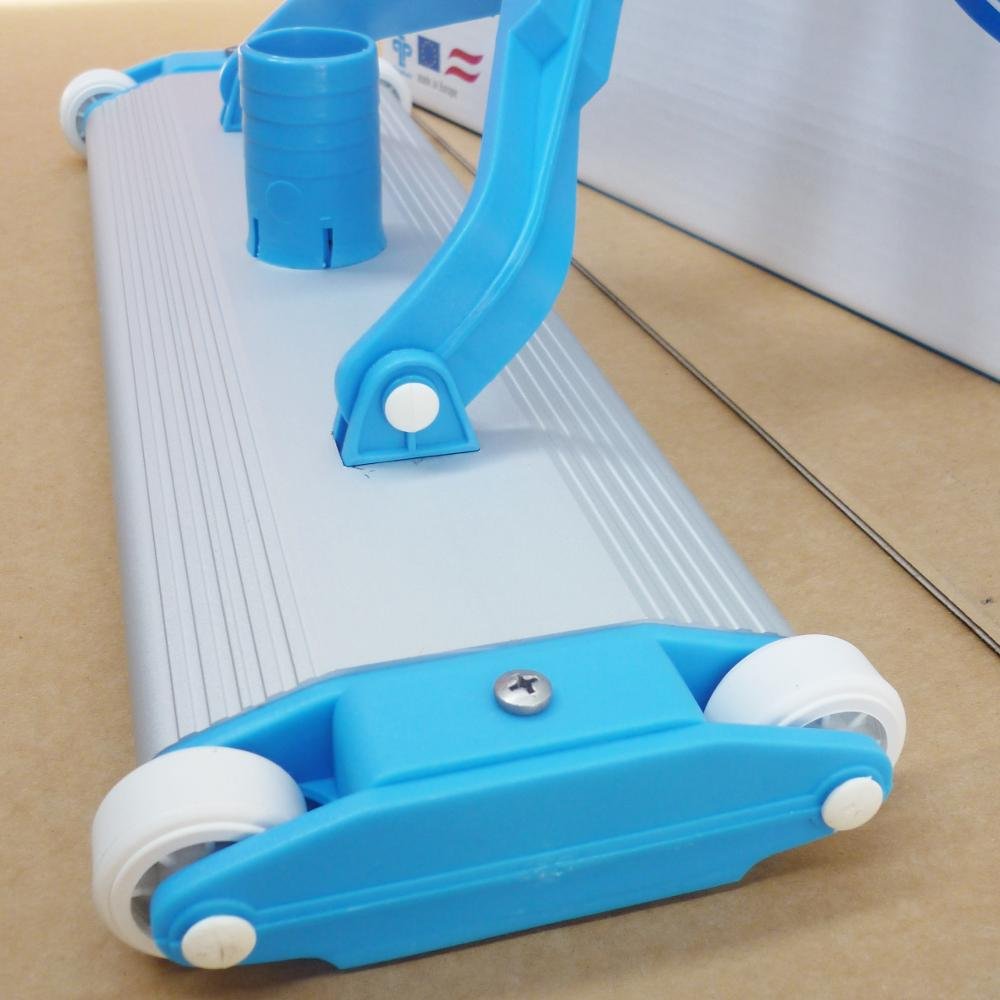Gre Aspiratore aspirafango per piscina 45 cm in alluminio con ruote girevoli per facile manovrabilità