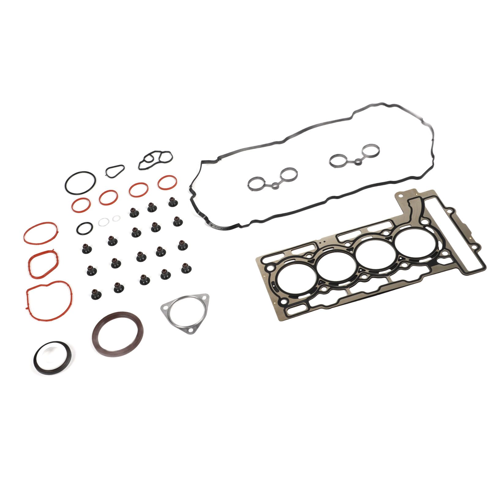 Kit de juntas de culata Torvex, juego de juntas de culata 9815416 Kit de sello de motor compatible con Mini R55 R56 1.6L DOHC Reparación