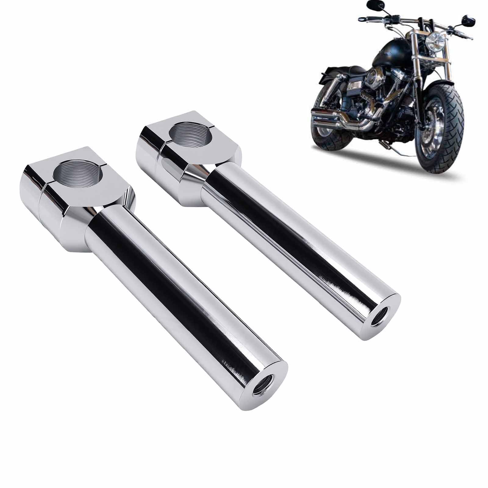 Luocute Podnośniki Kierownicy Motocykla 25mm CNC ze Stopu Aluminium