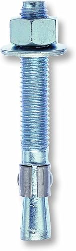 Red Head WS-3822 Trubolt - Cuña de acero al carbono, anclaje de 38 pulgadas por 2-14 pulgadas (50 por caja)