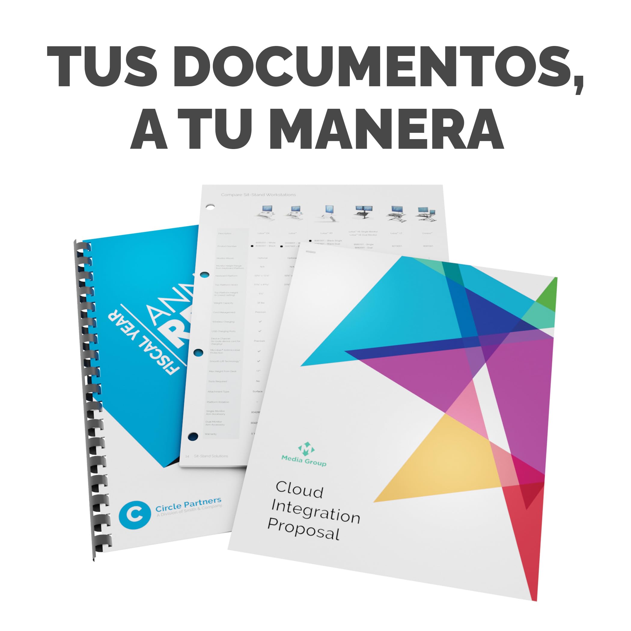 Fellowes Lyra 3 en 1 encuadernadora A4/A5 – perfora 20 hojas, encuaderna 300 – manual de canutillo plástico, con almacenamiento e incluye 1000 grapas – ideal colegios u oficinas pequeñas
