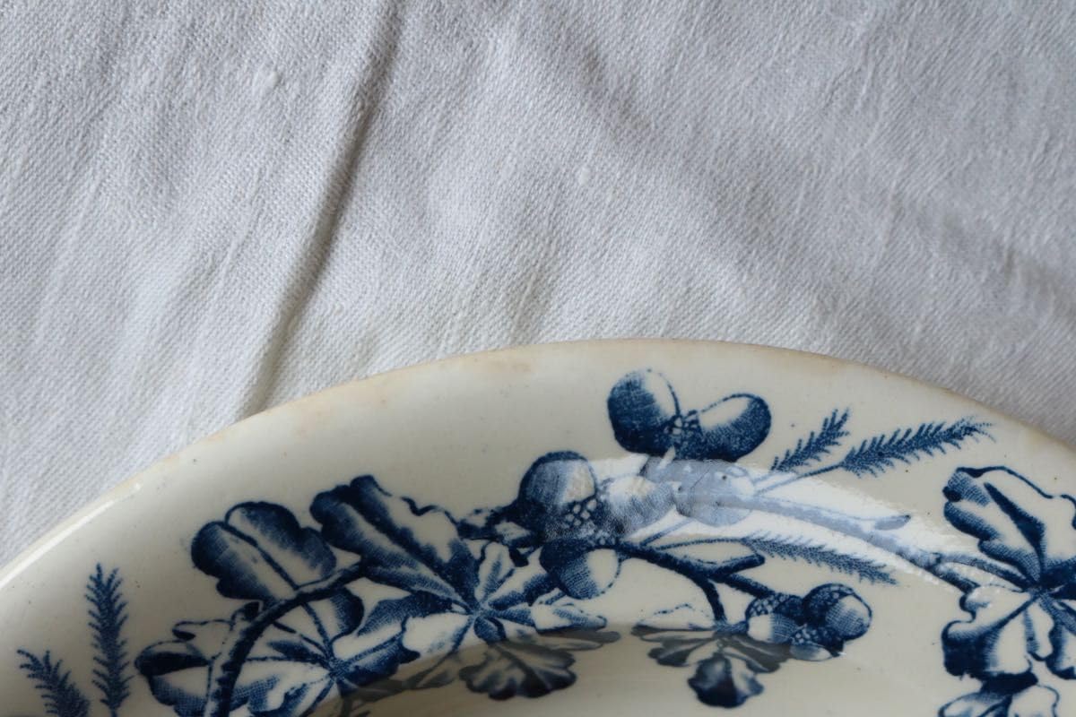 フランス アンティーク ジビエ プレート フランス製1900年初頭の素朴な