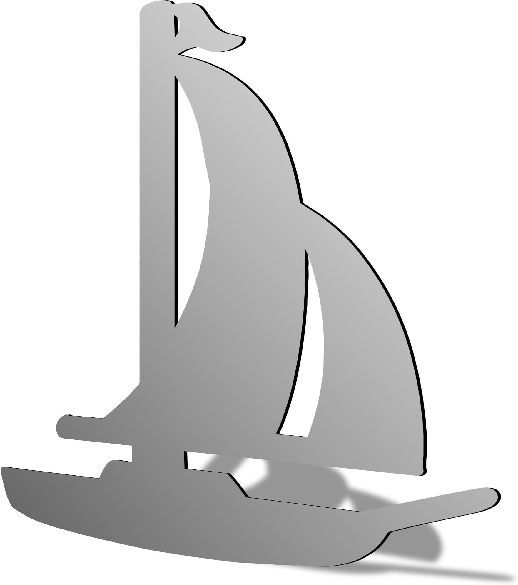 Sailing Boat Acrylic Mirror 400 x 366mm