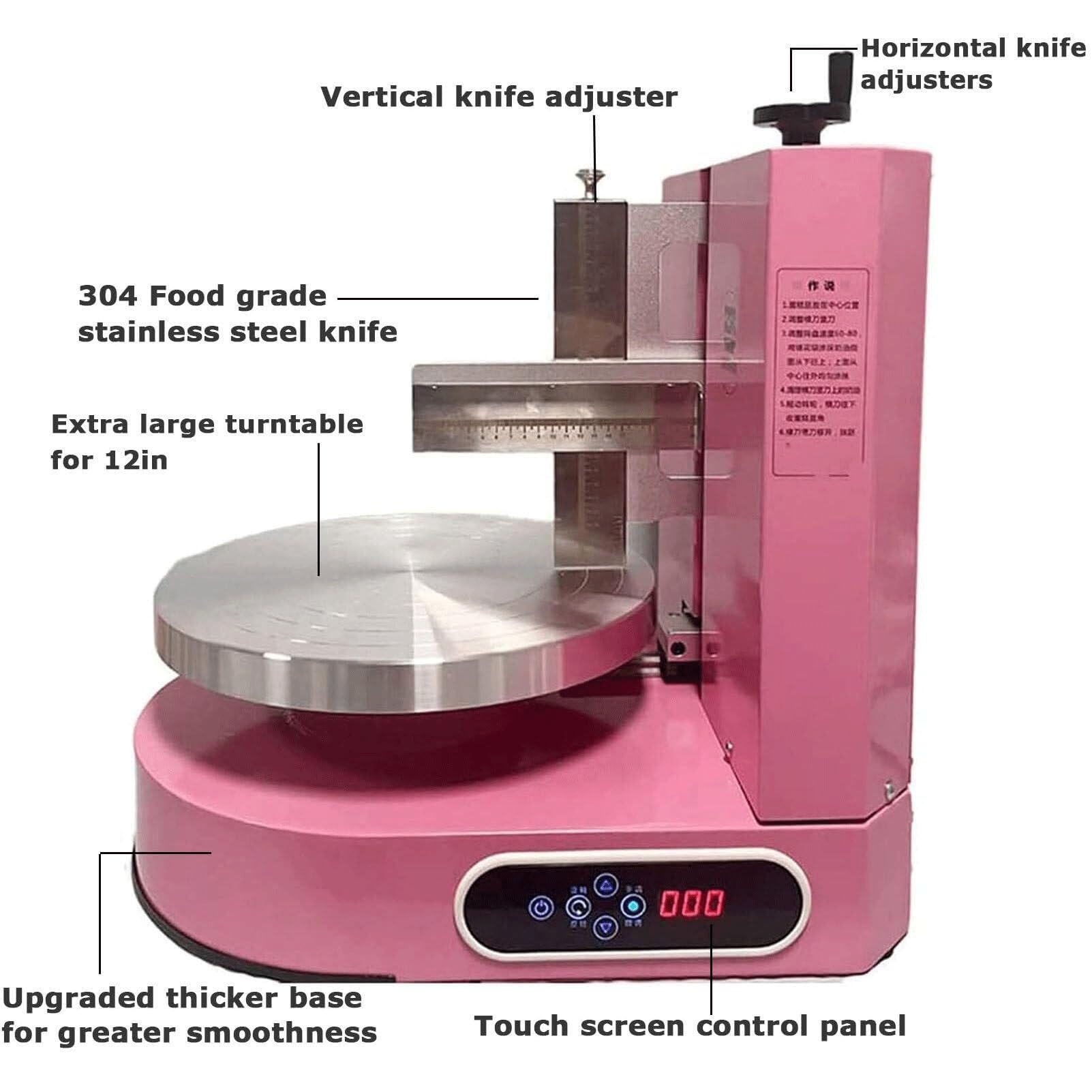 Machine à glacer Automatique pour Un glaçage Lisse, idéale pour la décoration de gâteaux d'anniversaire et l'étalage de crème sur Le Pain.