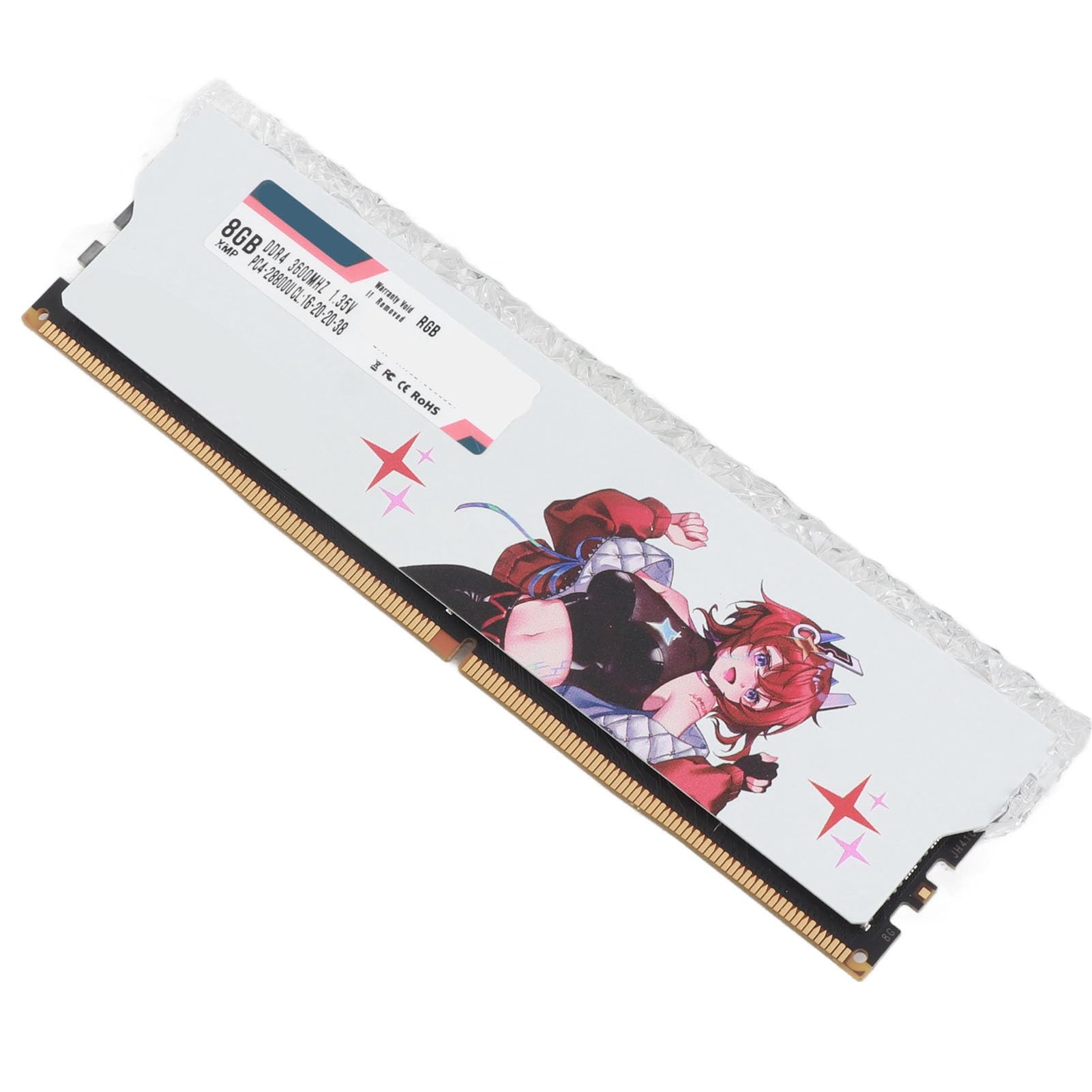 Generic Pamięć RAM DDR4, XMP2.0 Rozpraszanie Ciepła Stabilna wydajność Moduł Pamięci Stacjonarnej 3600 MHz Komputer do Gier (16 GB (2x8 GB))