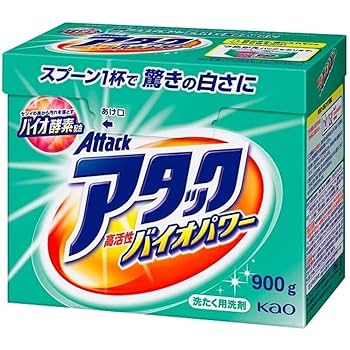 (未使用･未開封品)　熱闘パワフル甲子園 og8985z 楽天市場】アタック 高活性バイオパワー 900g × 8箱 【花王 kao