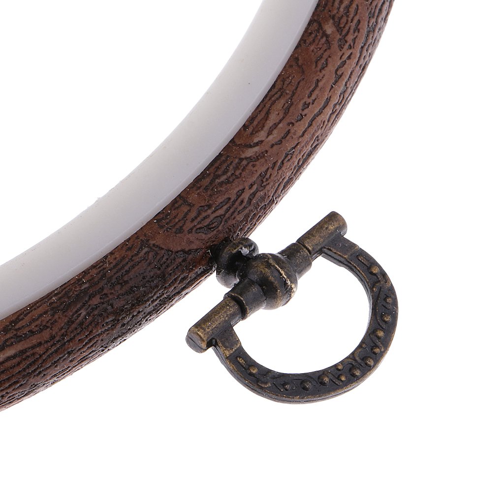 Cerceau à Broder En Bois 19 Cm – Pour Point De Croix, Couture, Fixation Ferme Du Tissu - 2