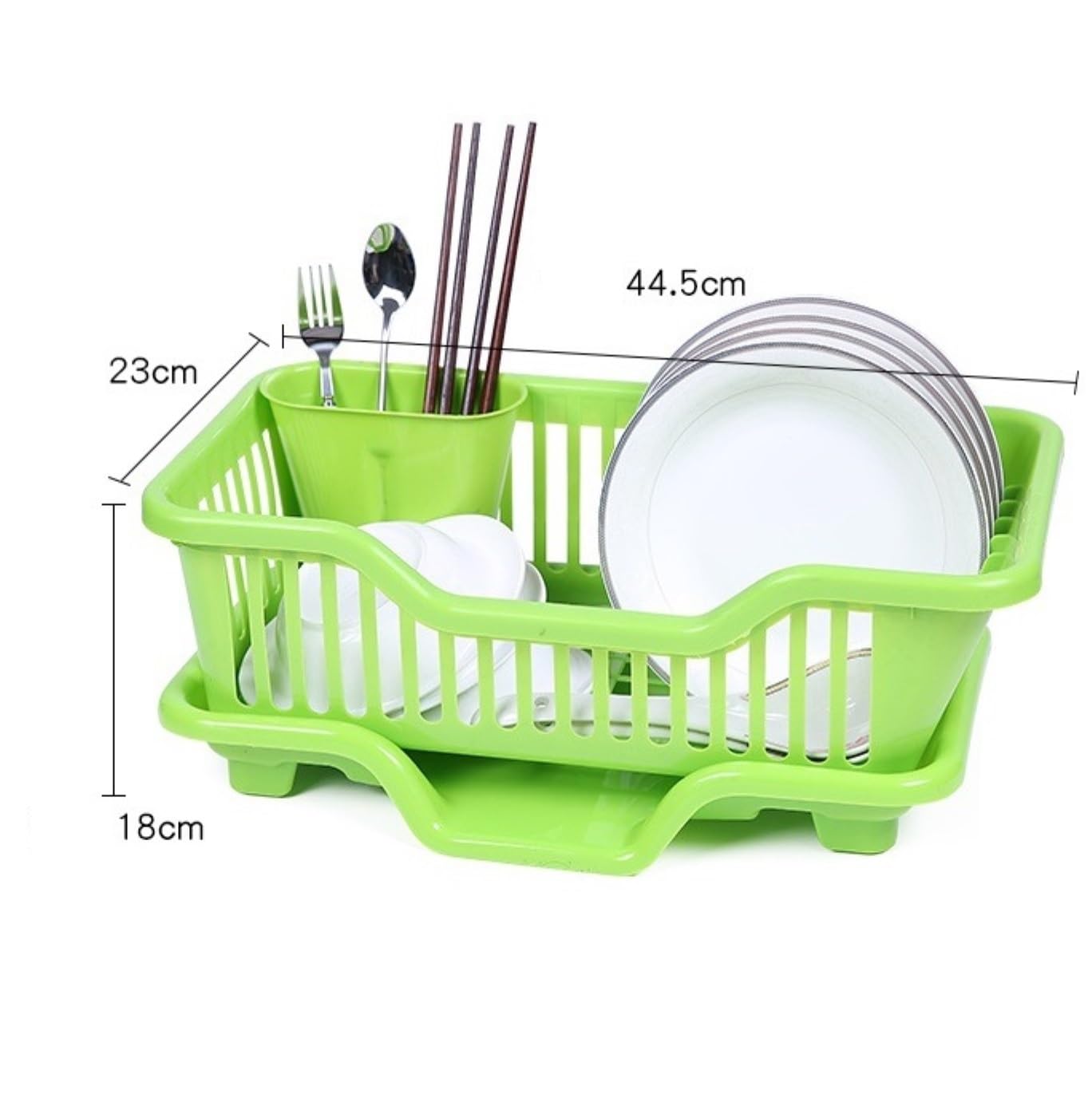 Ociekacze do Naczyń Stojak na Naczynia Plastikowa Taca Ociekowa Zlewozmywak Suszarka Do Naczyń Ociekacz Uchwyt Do Prania Koszyk Organizer Ociekacz do Naczyń Stojak do Naczyń (Color : Bianco, Size :