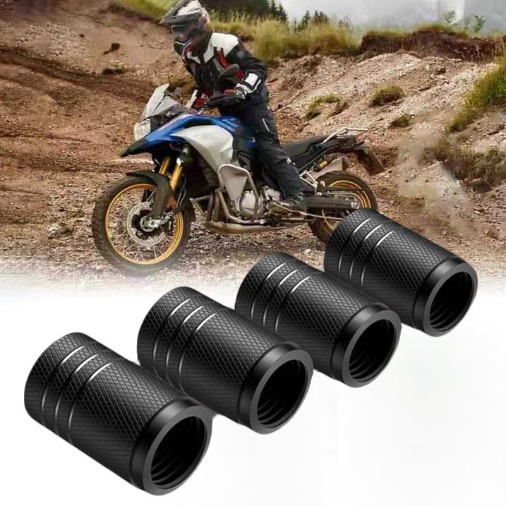 4 Pièces Bouchon de Valve Pneu Moto pour Harley Davidson Pan America 2020 2021 2022 2023 2024 2025, Moto Roue Valve Pneu Capuchon, Anti Fuite Résistant à la...