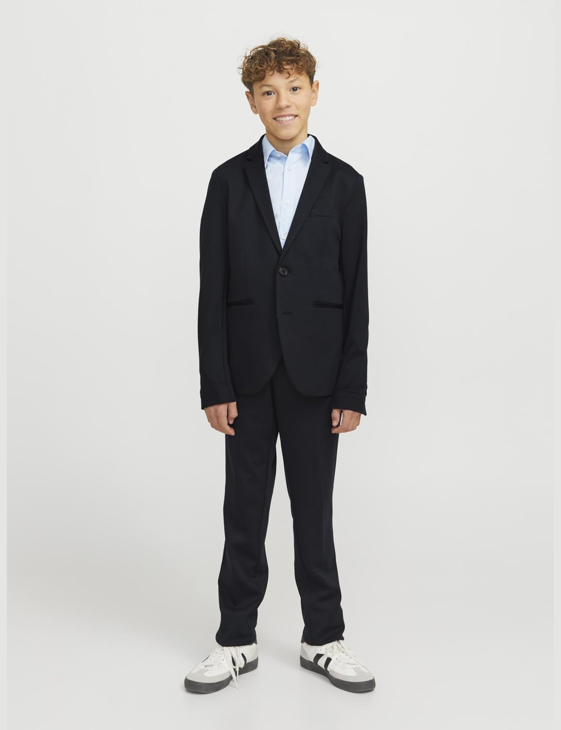 JACK & JONES Jjejaxon Jersey Blazer Noos Jnr Dzieci, Granatowy, 146