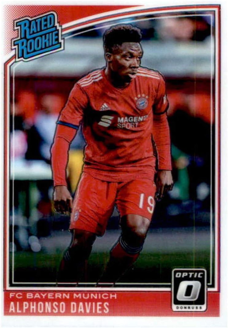 2018-19 Donruss Optic #176 Alphonso Davies FC Bayern Munich Rookie Soccer Card