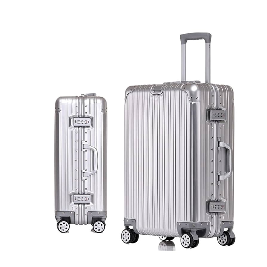 【新品未使用】63L メルセデス luggage RIMOWA風 Amazon.com: Trunk All-Aluminum Magnesium Alloy Suitcase