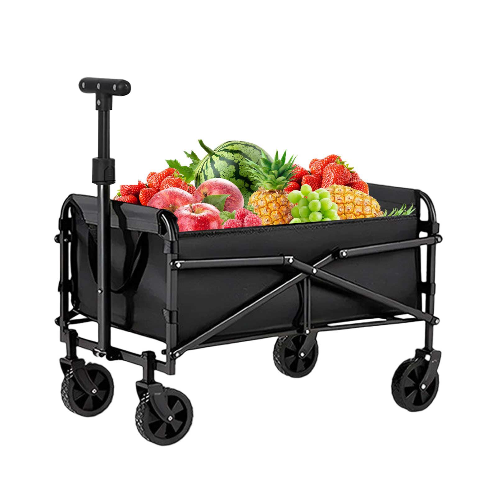 75L Festival Trolley on Wheels Fodable Camping Trolley Adjustable Handle — image 1