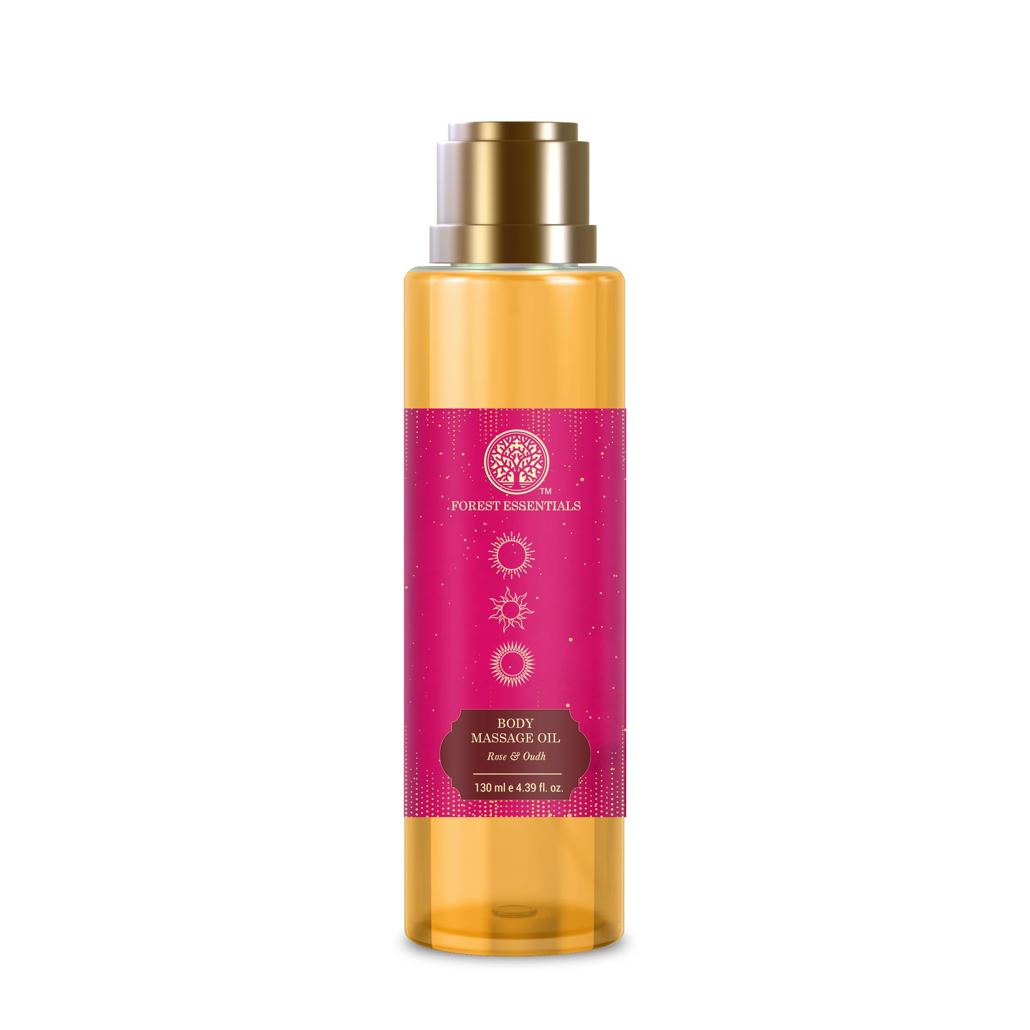 Forest Essentials Body Massage Oil Rose & Oudh | Ayurvedic Relaxing & Harmonizing Oil | Deep Nourishment for Skin-image-29