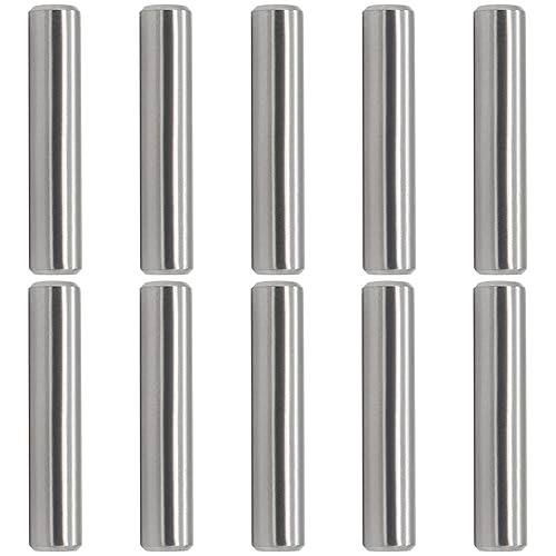 Miniatura 6 de 10 clavijas de 0.197 in de diámetro x 2.362 in de longitud 304 de acero inoxidable 304 clavijas de soporte de barra de metal elementos usados en el