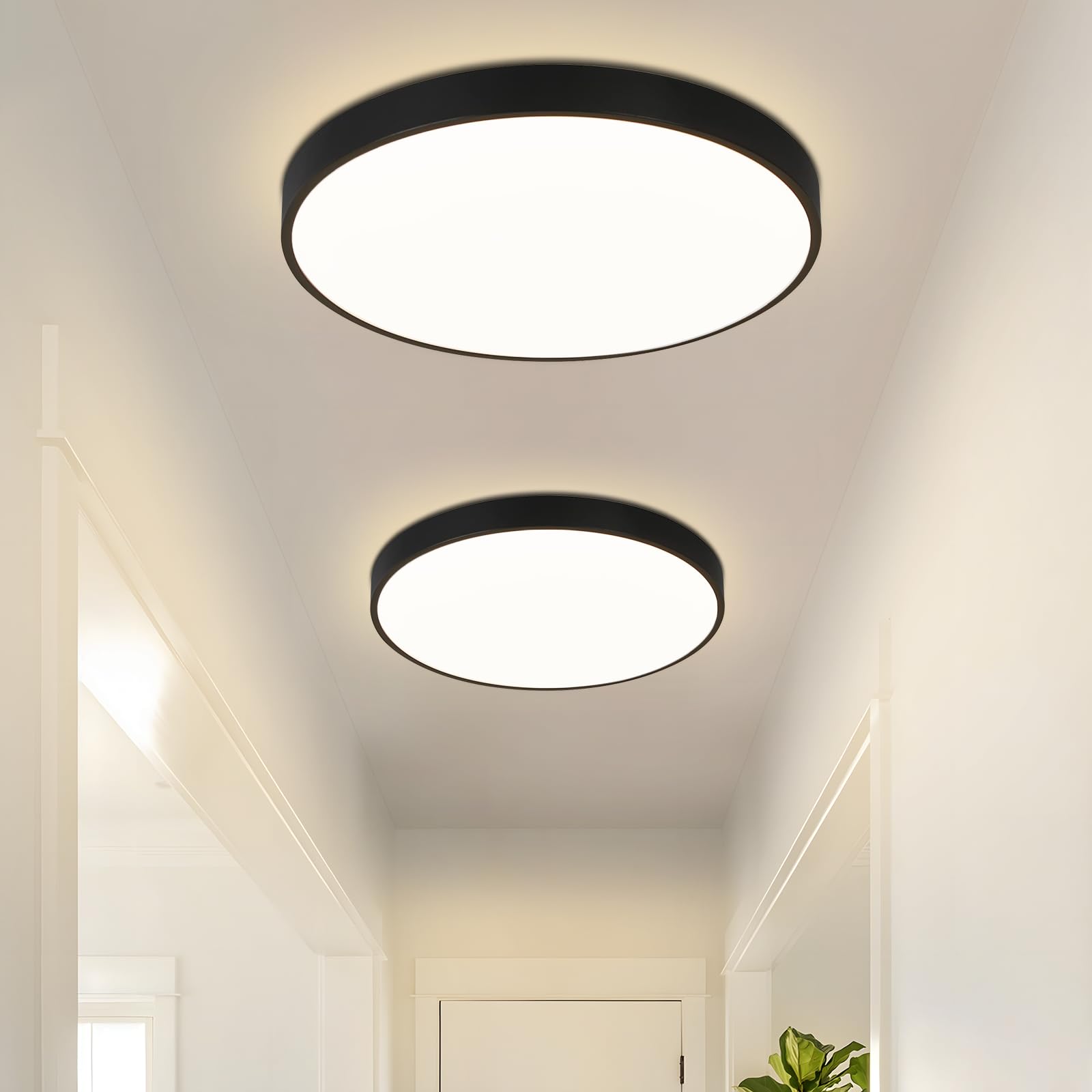 Laittiin Deckenlampe LED Deckenleuchte Flach - 18CM