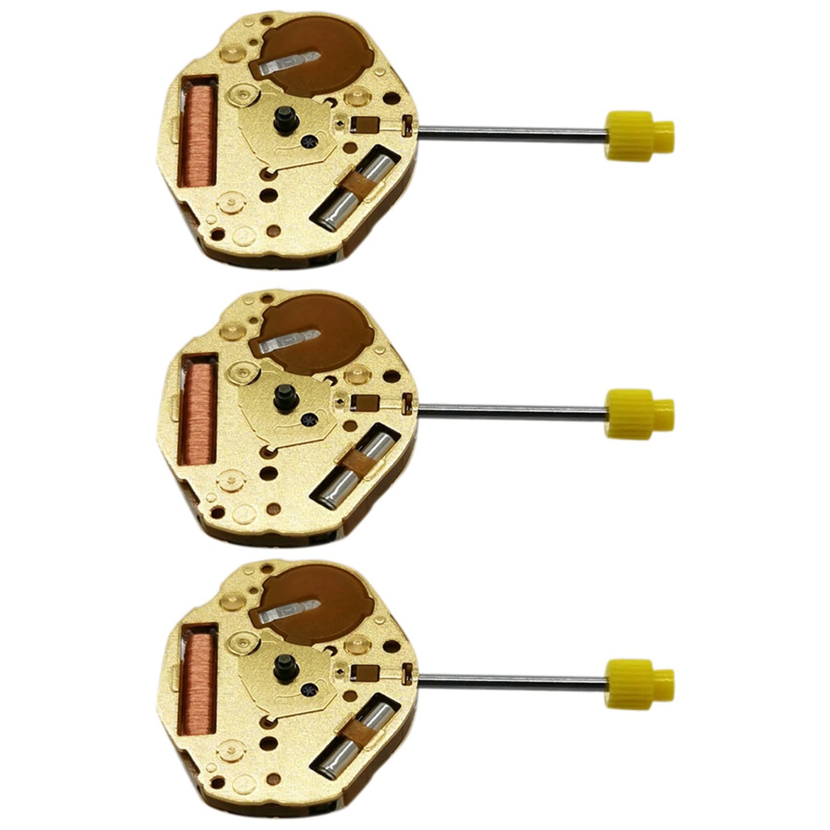 Hndhbfgrt 3X Quartz Watch Movement with Adjust Stem But Without Battery for 2 Pins for Japan Miyota GL20
