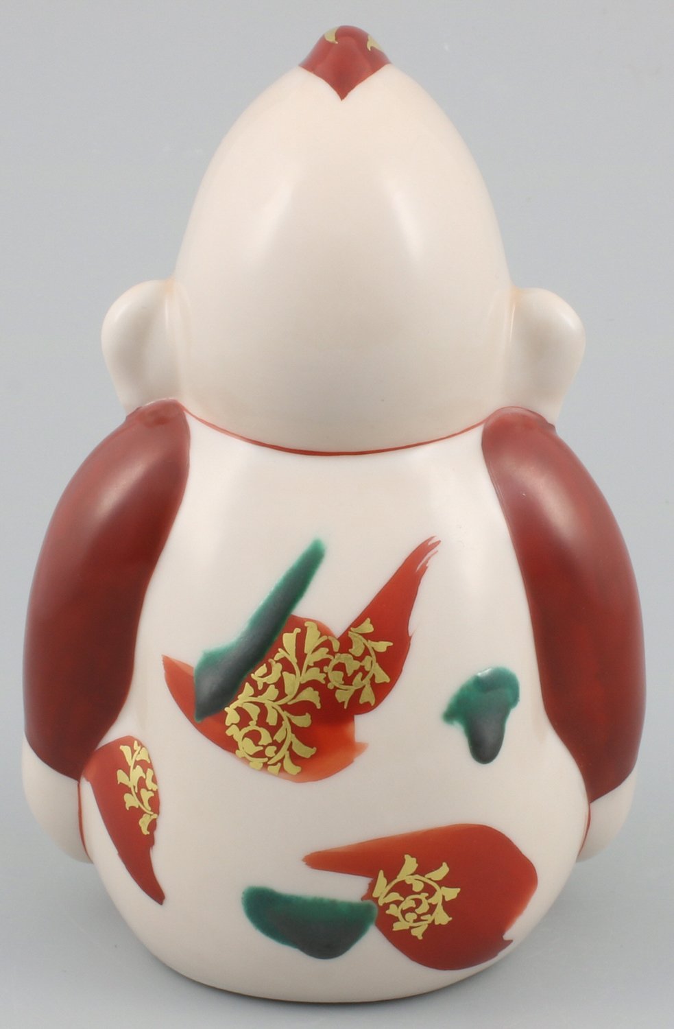 Amazon.co.jp: 九谷焼 福の神 ビリケン 4号 金唐草 A-0032 : ホーム