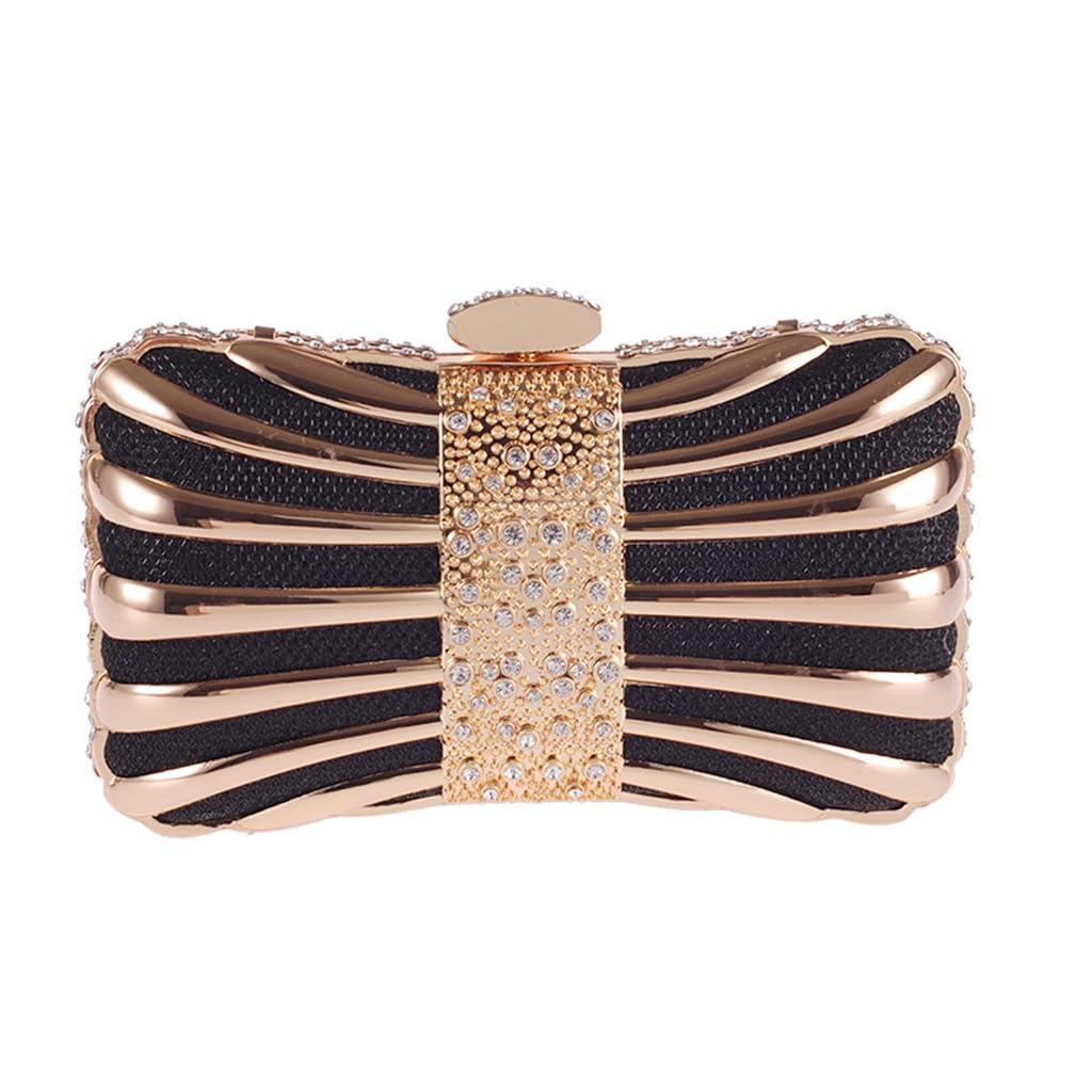 Sac de soirée anti-rayures : sac à main femme solide avec diamants