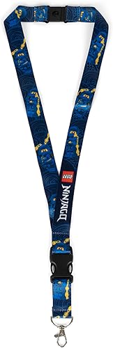 Miniatura 3 de LEGO Cordón, correa para el cuello para llaveros, cordón desmontable para teléfono, llaves, placa de identificación, con cierre y hebilla de