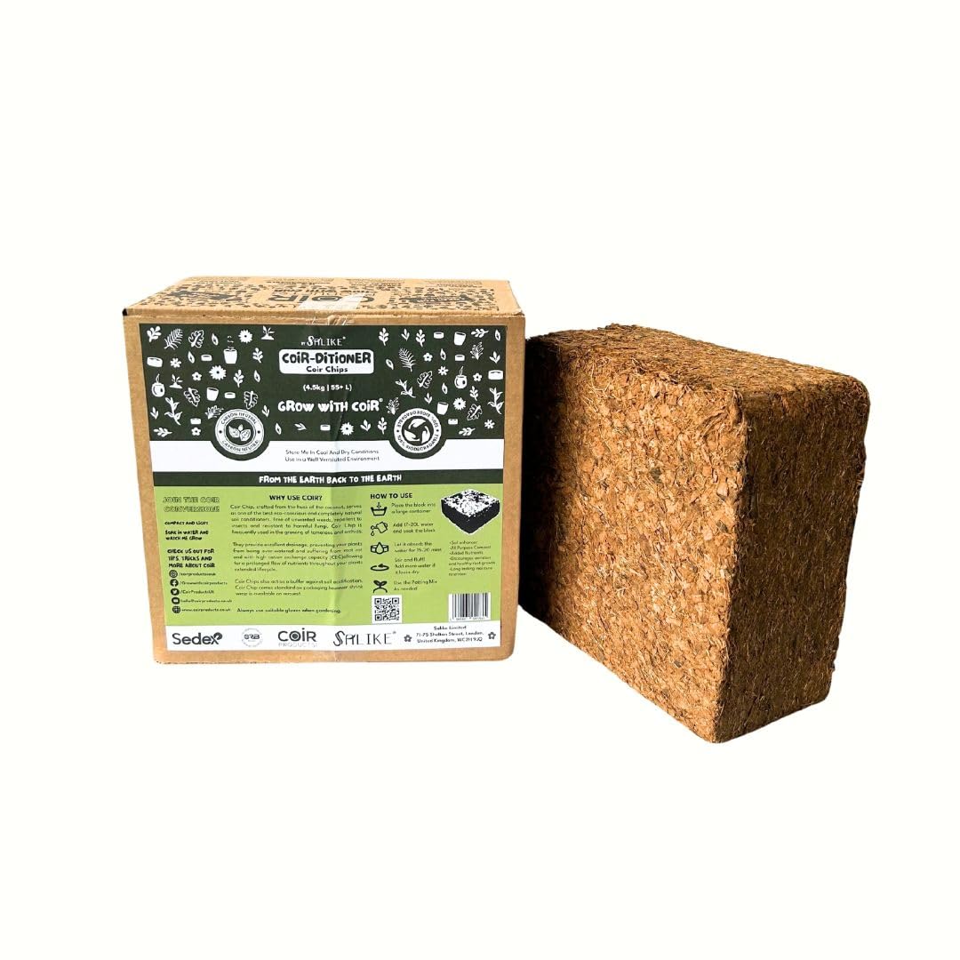 Coco Chips 4.5KG Brick | Coir-Ditioner 60L