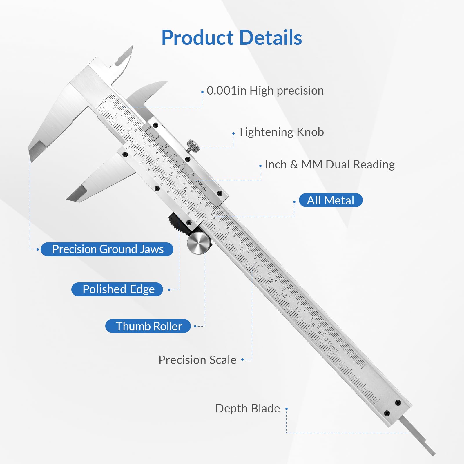 HARDELL Vernier Calipers - Precise Measurement Tool -7 HARDELL Vernier Calipers - Precise Measurement Tool -7