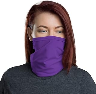 Rebecca Purple Color Breathable Washable Neck Gaiter
