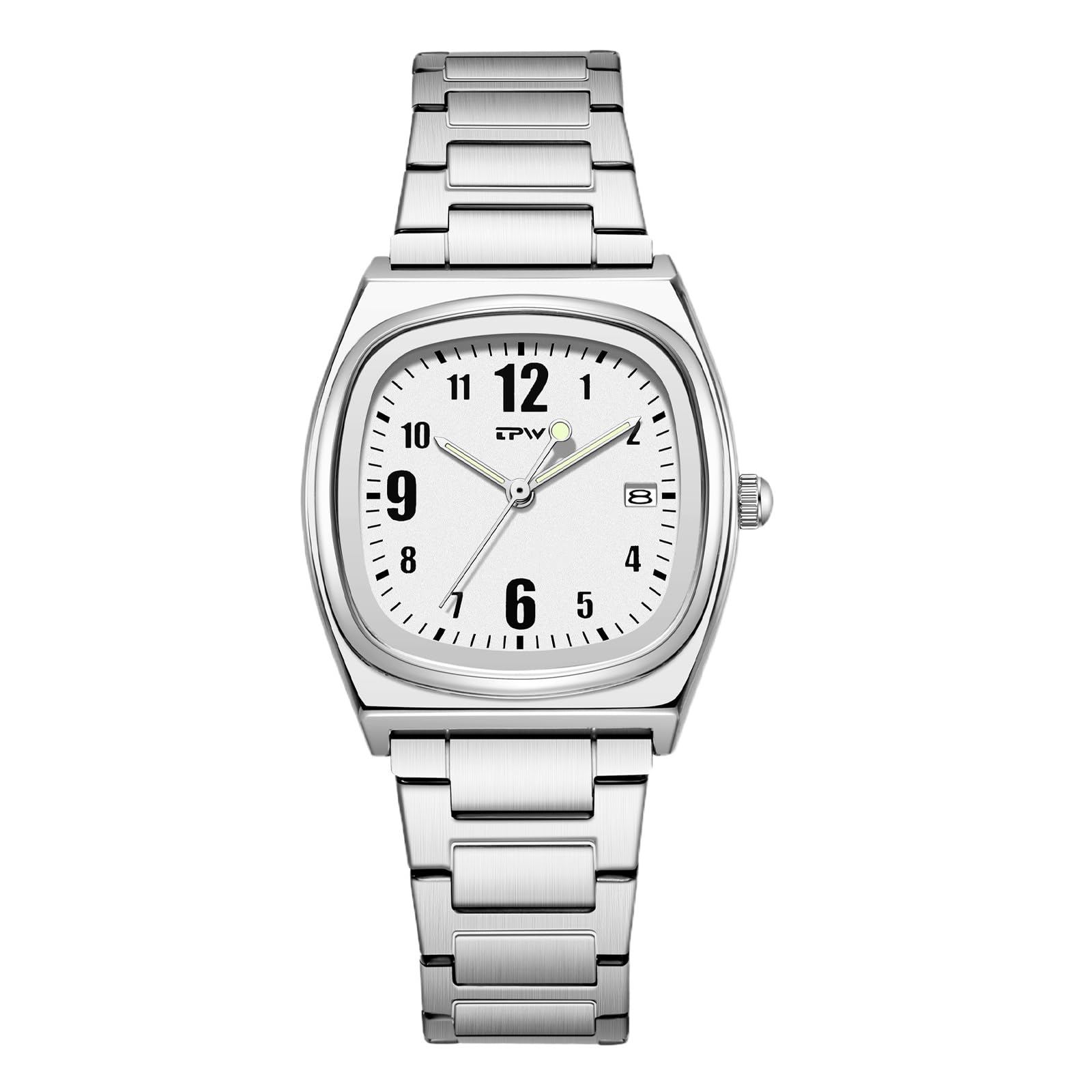 Avaner Women's Square Bracelet Watches: Gold Silver Stainless Steel Strap Analog Quartz Ladies Elegant Classic Wrist Watch
