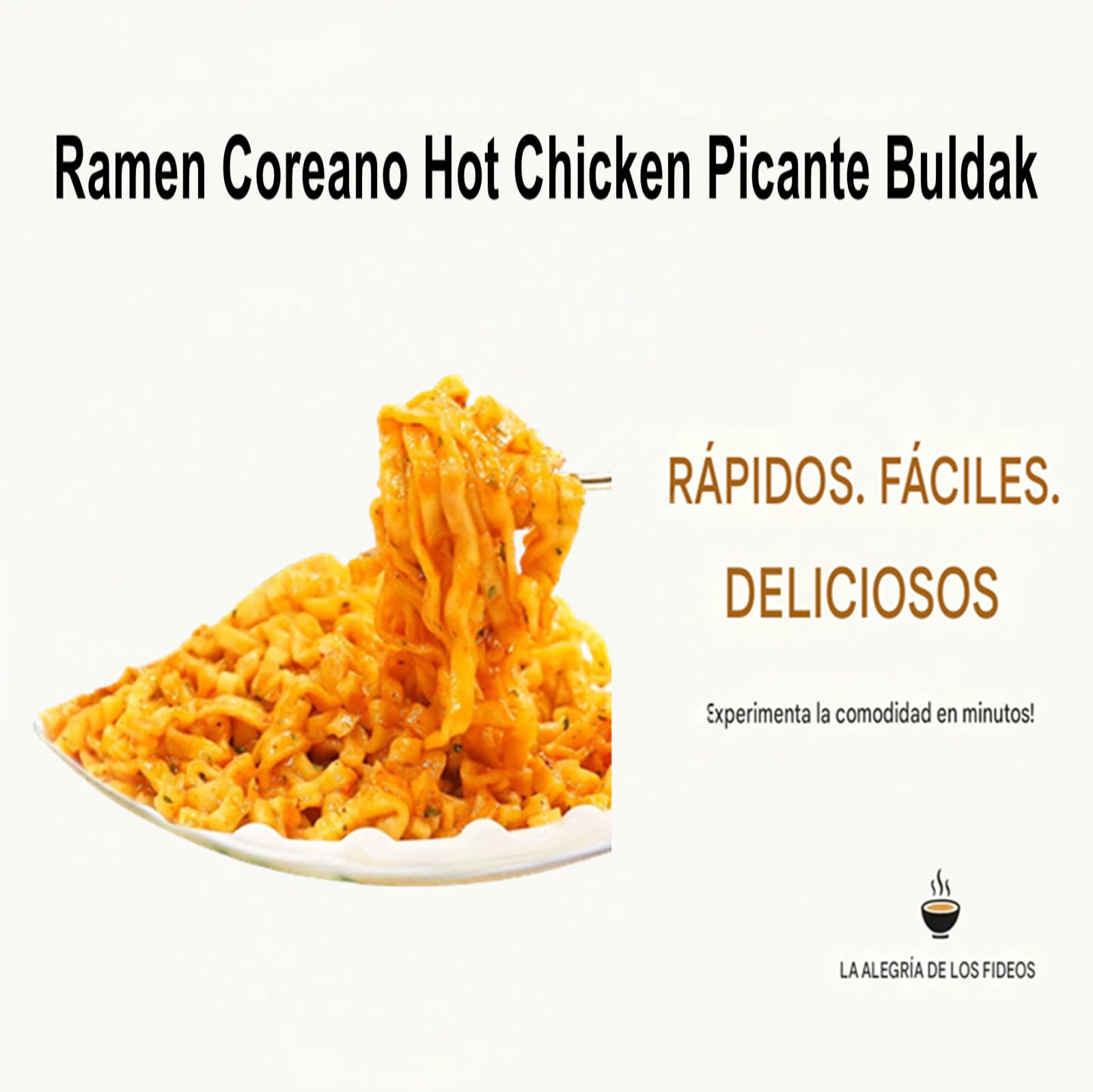 YIJIA | Pack 5 Paquetes mezclados B Ramen Coreano instantáneo Shin Ramyun, de Kimchi, de Chapagetti, Carbonara y de Queso - 5