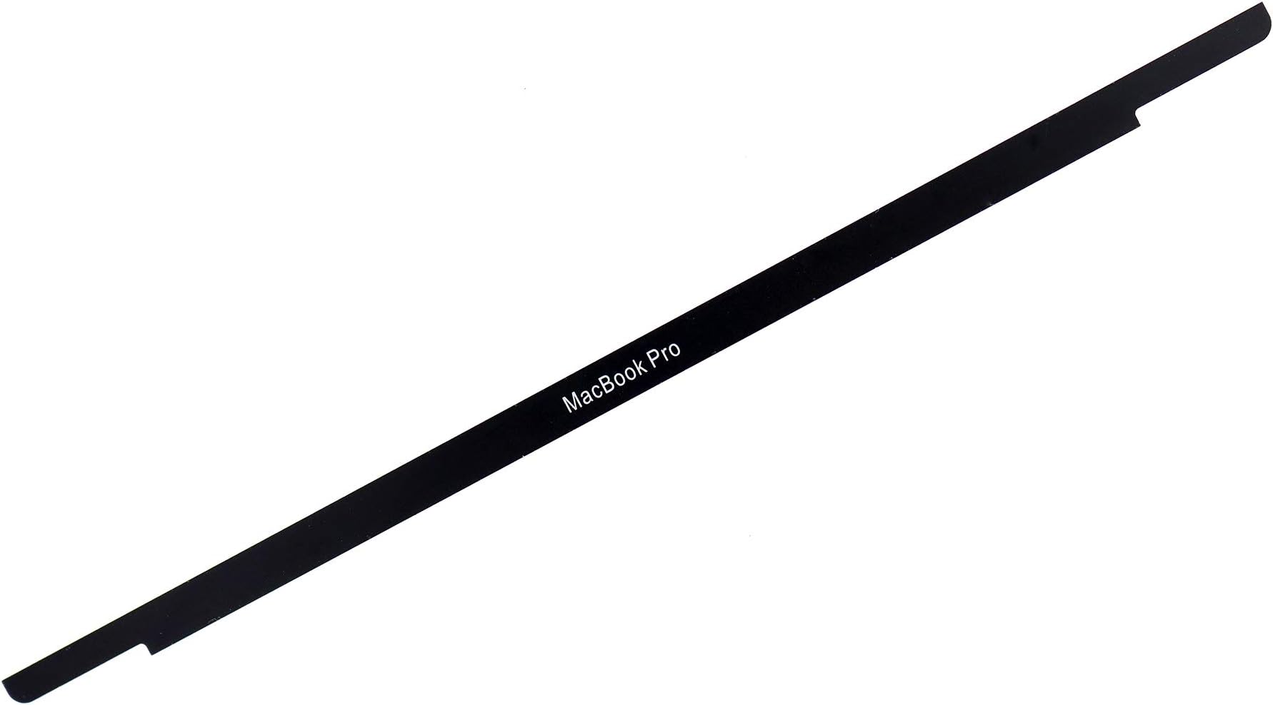 Deal4GO Plastic LCD Screen Front Trim Bezel Logo Cover Replacement for MacBook Pro 13" A1706 A1708 2016 2017 2018 A1989 A2159 (Black)