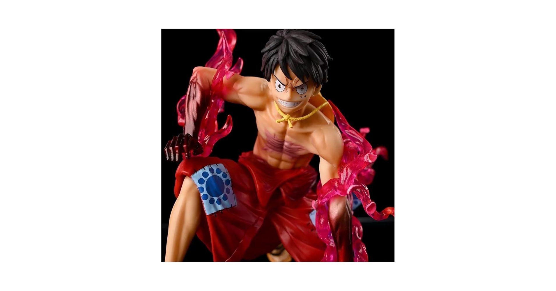 Amazon.co.jp: ワンピース共鳴しゃがんだ姿流桜ルフィ20センチ