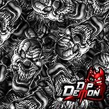 Boss Clown Hydrographic Water Transfer Film Hydro Dipping Dip Demon