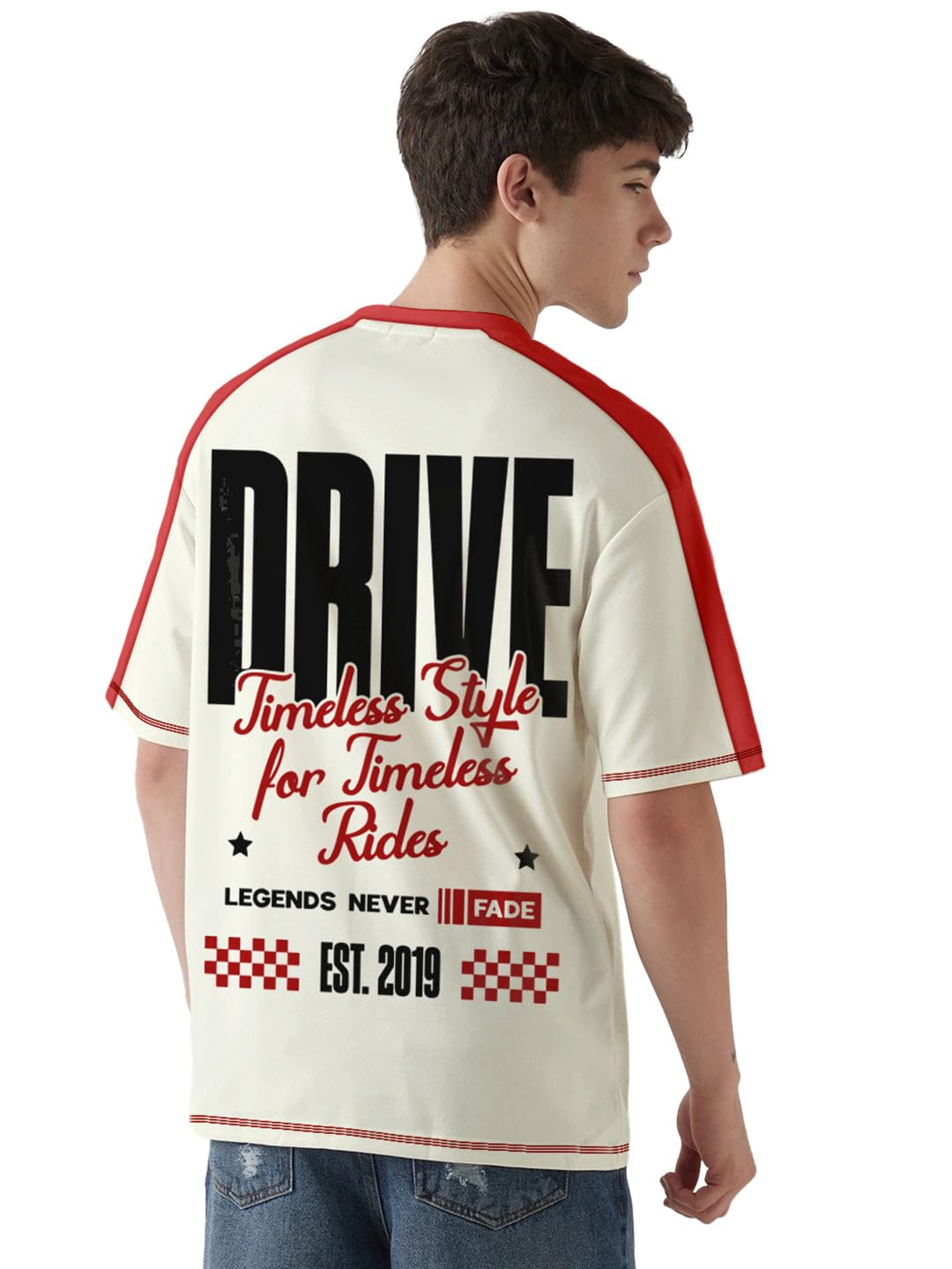 crazymonk Baseball Team Oversized T-Shirt - Multicolor Multi 4 - Image 1