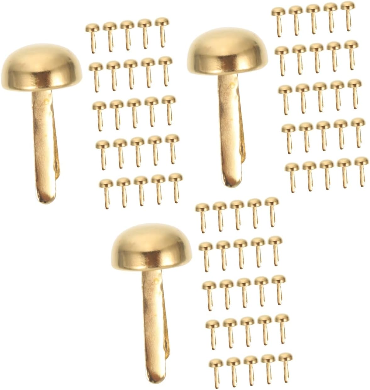 Gatuida 300pcs Paper Fastener Brads Craft Nails for Scrapbook Diy Picture Nails Brads for Paper Crafts