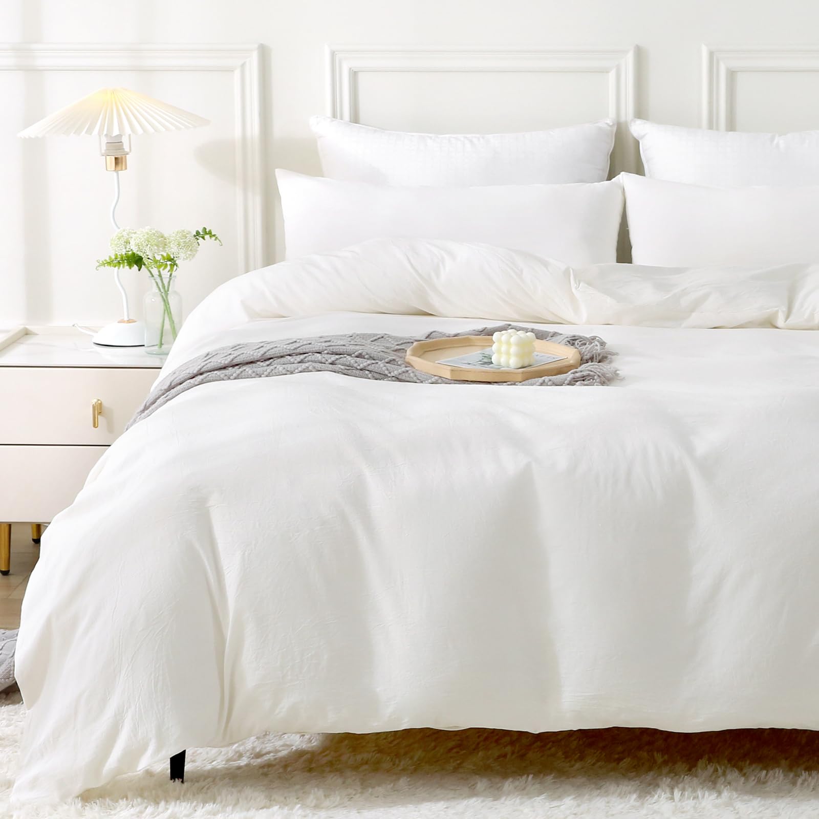 Housse De Couette 260x240 Tilak + 2 Taies Coton 57 Fils - Housse de