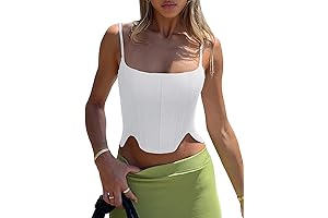 Women's Sexy Square Neck Sleeveless Corset Top