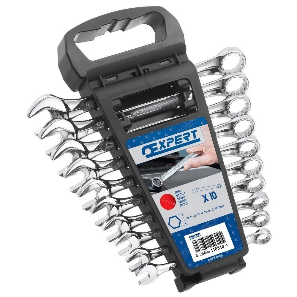 Britool Expert 10Pc Combination Spanner Wrench Set Metric E110310B
