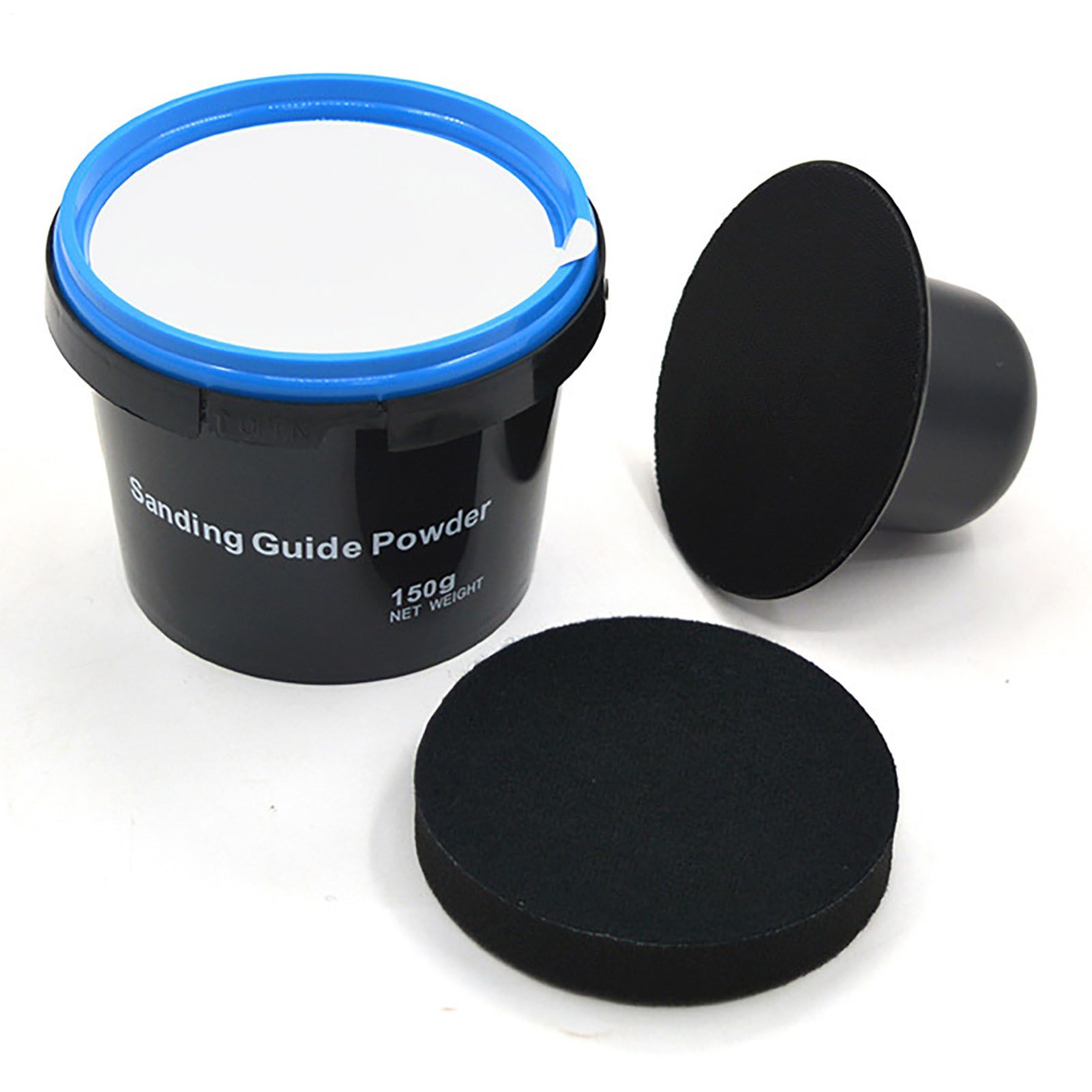 Guide de carrosserie automatique Powder - Marqueur noir à l'épreuve des fuites, indicateur de ponçage sec | Détection de polyvalente poussière pour le polissage du bois remplissant l'outil de