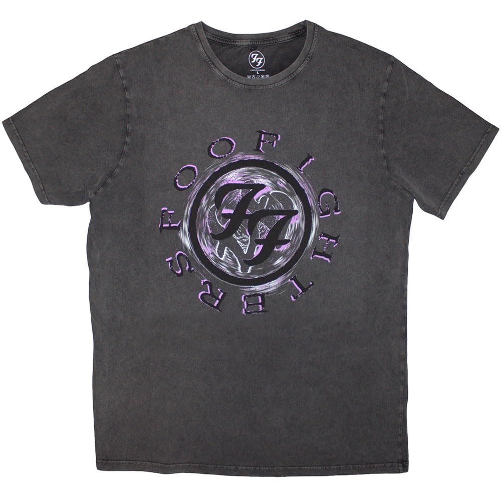 Paradiso Clothing Unisex Foo Fighters Wheel Shadow Limited Edition 999 Only Premium Wash T Shirt - S