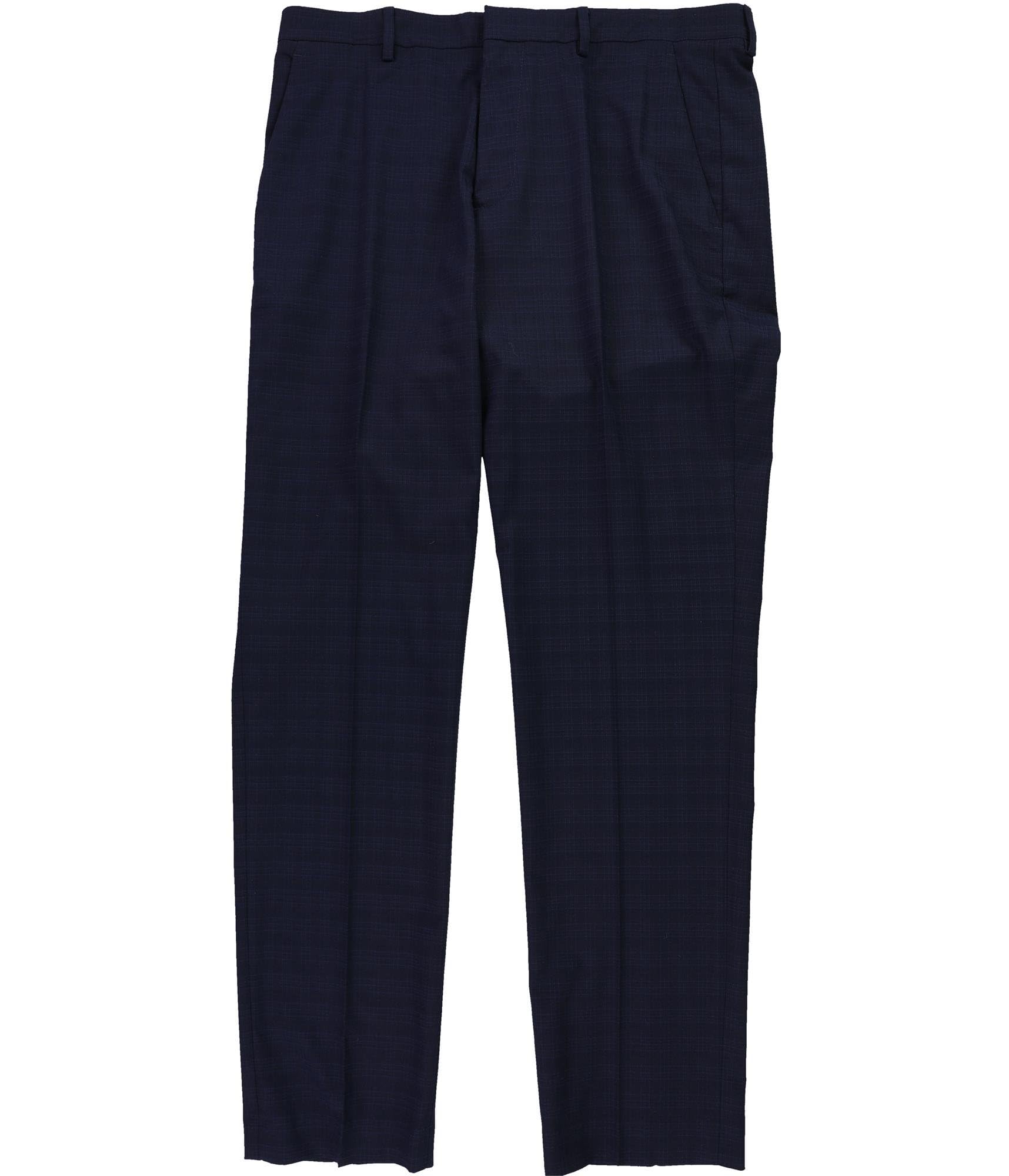 Perry Ellis Portfolio Mens Slim Fit Solid Stretch Dress