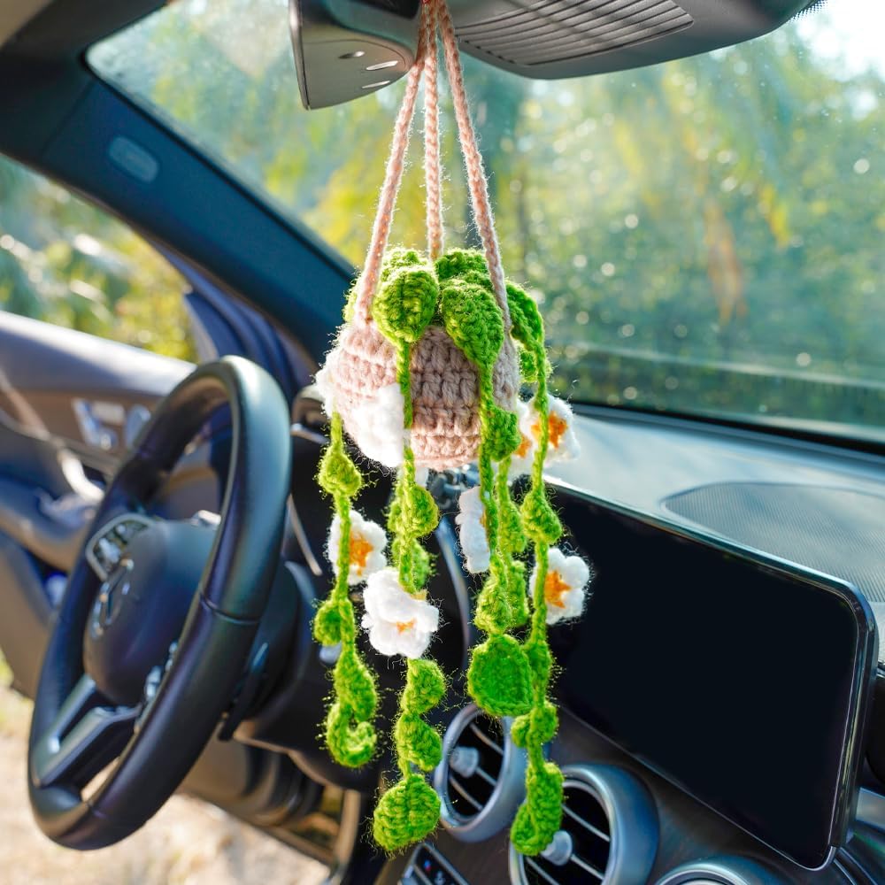 Handmade Cotton Macrame Plant Hangers Hanging From The Ceiling Stock Photo - Image Of Bushy