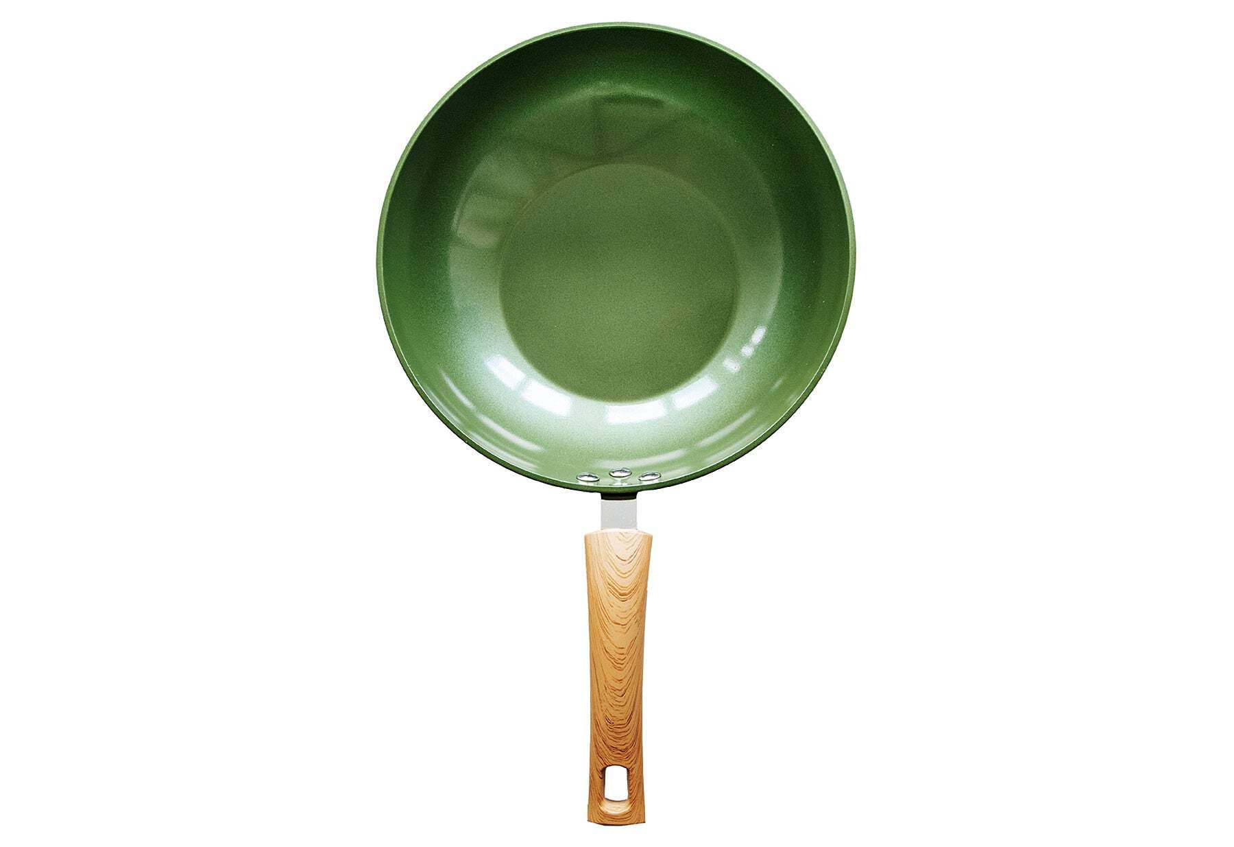 Just Vegan, Ceravegan keramische ECO koekenpan – 28cm - 100% vegan - Plantaardige Anti-Aanbaklaag - Duurzame pan - Met GRATIS panbeschermer