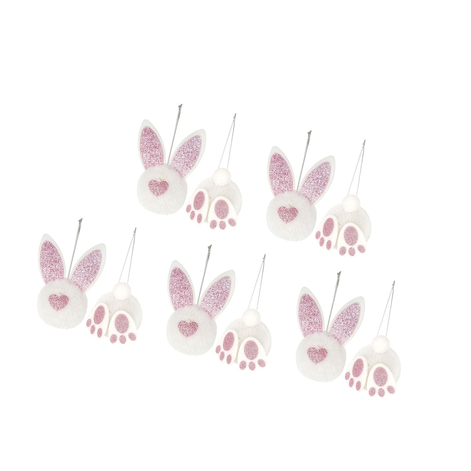 Uitndvyte Decorative Rabbits Butt Ears Hanging Accessories Easter Decoration Spring Party Supplies Seasonal Home Accessory Easter Hanging Decoration
