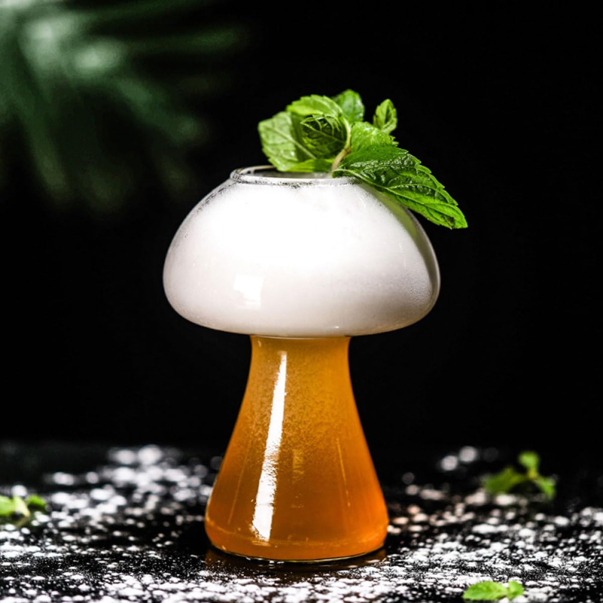 TOYANDONA Vasos de Vidrio Capas 4 Piezas para Cóctel y Bebidas