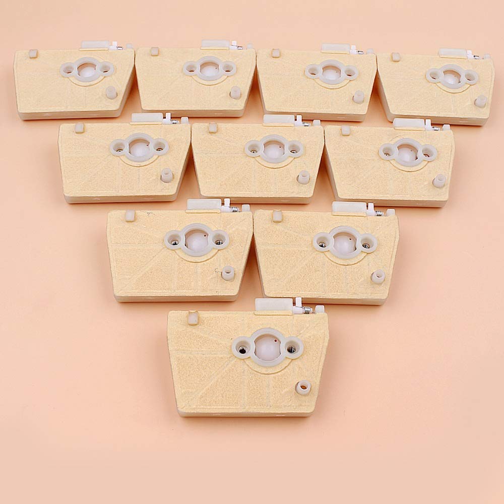 10 unids/Lote Filtro de Aire Compatible con STIHL 038 MS380 MS381 MS 380381 repuestos de Motosierra de Gasolina 11191201607