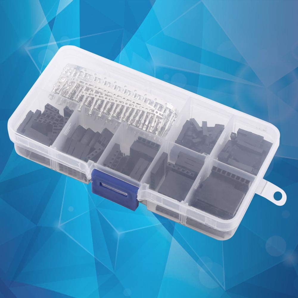 DollaTek 310-teiliges Dupont-Steckverbinder-Set – 2,54 Mm, Männlich/weiblich, 1–8 Pin – Für Arduino & Raspberry Pi – In Box